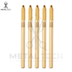Gold Hair Extension Wire Loop <b>Threader</b> Kit Holder Handle <b>Needle</b> Accessories Set for Micro Rings Beads Extension Application - Product Image 5