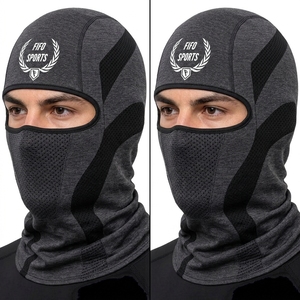 Pasamontañas Térmico, Cubre Rostro de Tela Elástica Suave, Ligero y Cómodo, para Deportes de Invierno al Aire Libre, Personalizable OEM - Product Image 5