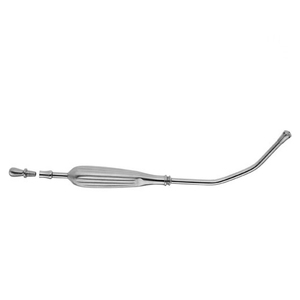 Tubo de succión para el cuero cabelludo con mango y conector de punta, instrumento quirúrgico autoclavable de acero inoxidable de alta calidad - Product Image 3