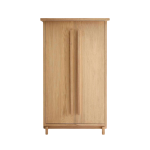 Armoire de rangement élégante et multifonctionnelle en teck pour salle de bain - Product Image 1