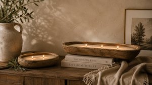 Support de bougie artisanal en bois pour bougies en cire de soja, décoration intérieure, vente en gros, mariage, fête, prix négociable - Product Image 6