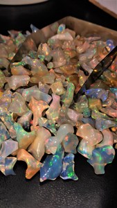 Natural Ethiopian Opal Polished Rough Multi <b>Fire</b> Opal Gemstone Wholesale Lot Jewelry Making <b>Stone</b> Loose Opal - Product Image 5