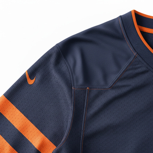 Maillot de football américain sur mesure, impression personnalisée du logo et du numéro de l'équipe, tissu polyester durable sublimé, vêtements de sport fabriqués en usine - Product Image 4