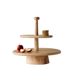 Latest Design Wooden <b>Cake</b> <b>Stand</b> With Metal Handle <b>3</b> <b>Tier</b> Brown Finished Home Wedding Birthday Party Display <b>Stand</b> <b>Cake</b> Tools - Product Image 5