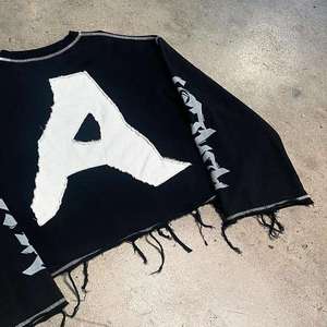 Streetwear imprimé sur mesure, grammage lourd 300 grammes, 100% coton pur, style ample, traitement délavé à l'acide - Product Image 4