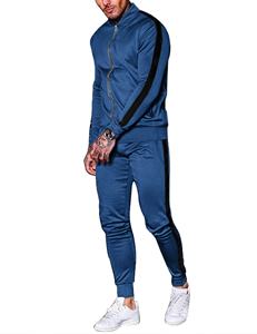 Athletic Sweat suits Casual Running Jogging Sport Gym Fitness Clothes Tracksuit - Product Image 1