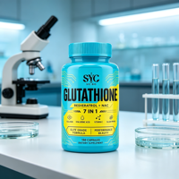 Capsules OEM de Glutathion, Resvératrol et NAC pour l'éclaircissement de la peau et la détoxification du foie chez l'adulte, marque privée, vente en gros en vrac