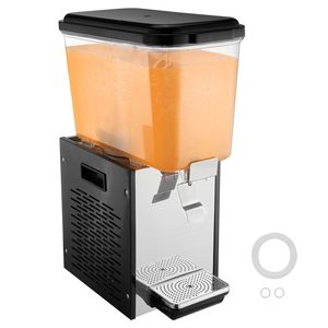 Dispenser per Bevande Commerciale 18L/19QT, 300W, in Acciaio Inox 304, Filtro in Ceramica per Alimenti, Macchina per Tè Freddo e Succhi - Product Image 1