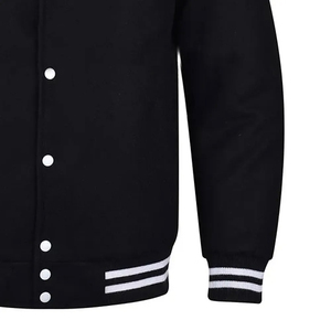 Wholesale Custom Men Baseball Jacket Heavyweight Chenille Embroidery Lettering Hip Hop <b>Quilted</b> 100 <b>Wool</b> Varsity Manufacturer - Product Image 4