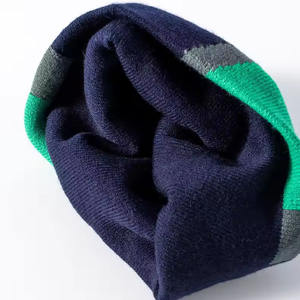 Custom Rubber Patch Logo Beanie Manufacturer Beanies Gorras Skull Cap Soft Cuffed Winter Warm Jacquard Elastic Knitted Hats - Product Image 2