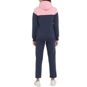 Ensemble deux pièces à capuche d'hiver pour femmes, coupe régulière, prix de gros, survêtement léger, respirant, confortable et écologique - Product Image 4