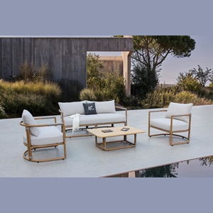 Conjunto de Muebles de Jardín Minimalistas y Duraderos MALTA, con Estructura de Aluminio Moderna y Diseño Elegante para Patio y Terraza - Product Image 2