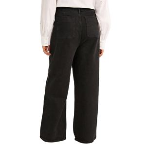 Proveedor de Bangladesh, Pantalones Vaqueros de Mezclilla Transpirables de Verano para Mujer, Talla Grande, Personalizados, Lavados, de Pierna Ancha, Ajustados, Elegantes e Informales - Product Image 6