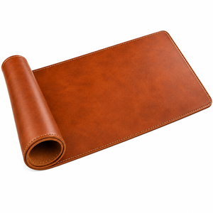 Alfombrilla de Escritorio de Cuero en Color Bronceado con Grosor de 1.6 mm y Opción de Logotipo Personalizado para Cubrir Teclado y Ratón, Suministro al por Mayor - Product Image 2