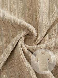 Conjunto Casual de Verano para Hombre, Camiseta de Manga Corta y Pantalones Cortos, Dos Piezas, Estilo con Patrón de Toalla, Tela de Poliéster - Product Image 2