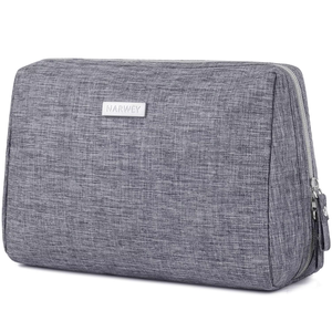 Fashion Nylon Cosmetic Travel Bag Zipper <b>Makeup</b> Pouch Organizer <b>for</b> Women Lightweight Portable Waterproof <b>Storage</b> Bag - Product Image 2