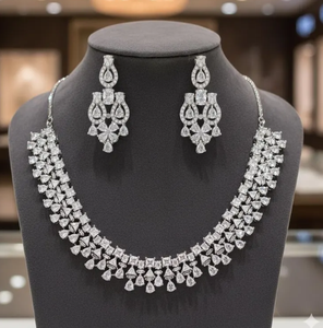 Collar de Plata con Circonita Cúbica y Diamantes de Imitación, Gargantilla Elegante para Mujer, Regalo para Fiesta - Product Image 4