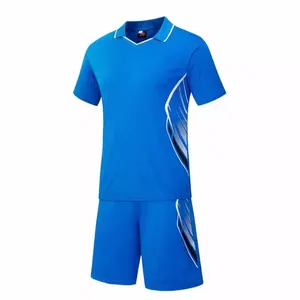 Maillot d'entraînement de football pour hommes, blanc et vert, uniforme d'entraînement de football pour adultes, maillot de football uni, vente chaude - Product Image 4