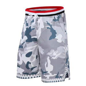 Pantalones Cortos de Baloncesto para Hombre, Cómodos, de Alta Calidad, Tejidos, Sólidos, Casuales, de Cintura Media, Secado Rápido, 100% Algodón, Servicio OEM para Baloncesto - Product Image 3