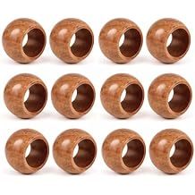 Elegante Juego de Servilleteros de Madera, Accesorios Decorativos Hechos a Mano para Mesas de Comedor, Bodas y Hostelería - Product Image 4