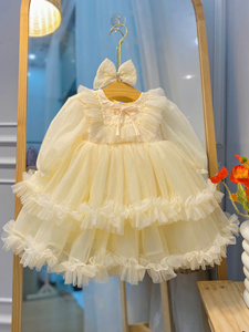 เดรสผู้หญิงแขนสั้นผ้าตาข่ายนิ่มลำลองสไตล์วินเทจสีขาวมีหลายสีให้เลือกปรับแต่งได้ - Product Image 5