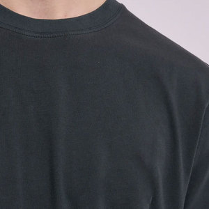 T-shirt à manches courtes pour homme, coupe classique, 100 % coton, col rond, toile respirante, séchage rapide, couleur unie, logo personnalisé, OEM, 2026 - Product Image 4