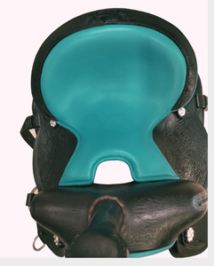 Selle de cheval Western en cuir, modèle Barrel, légère, avec arceau en bois, durable, confort ultime, pour l'équitation sur sentier, équipement équestre 12 pouces - Meilleure vente - Product Image 4