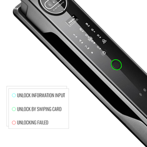 Luxe BZ2 Tuya Smart Wifi Serrure De Porte Interphone Vidéo Automatique D'empreintes Digitales Carte Clé D'accès pour Hôtel <span class=keywords><strong>Villa</strong></span> Appartement - Product Image 2