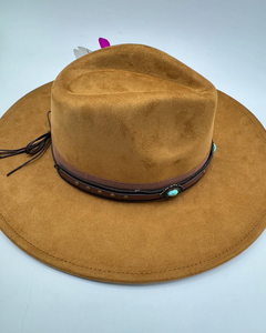 Sombrero Vaquero Unisex Europeo Americano, Nuevo y Moderno, de Lana, Estilo Jazz, con Cordones y Plumas, Protección Solar para Exteriores, Cálido para Invierno - Product Image 5