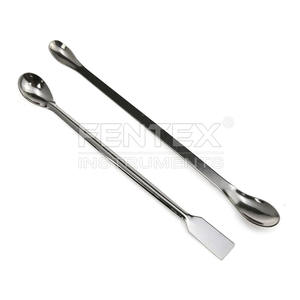 1 Juego de espátulas de acero inoxidable para micromuestras de laboratorio, cuchara combinada para reactivos, suministros de laboratorio (paquete de 5) - Product Image 4