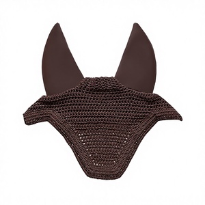 Cache-oreilles respirants et réutilisables pour chevaux, protection anti-mouches, réduction du bruit, accessoires d'équitation pour grands animaux - Product Image 1