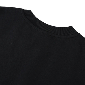 เสื้อสเวตเชิ้ตคอกลมโอเวอร์ไซส์แบบเรียบๆ สำหรับทุกเพศ |   เสื้อสตรีทแวร์ผ้าฝ้ายฟลีซเนื้อหนาแบบเรียบ - Product Image 6