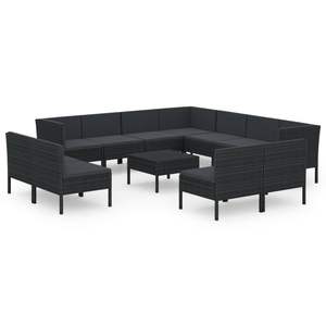 Conjunto de Muebles de Jardín Negros - Product Image 2