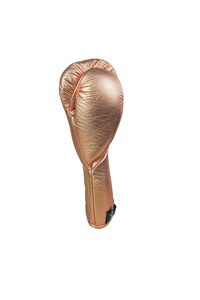 Gants de boxe personnalisés No Boxing No Life Championship Line Rose Gold MMA Sanda en cuir extensible avec fermeture à lacets antidérapants - Product Image 2
