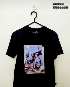 เสื้อยืดคอตตอนพิมพ์ลายตัวอักษรสำหรับผู้ชาย GLOBAL 003 พร้อมบรรจุภัณฑ์แบบกำหนดเองได้ - Product Image 2