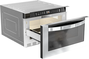 ชุดครัว 24 ชิ้น 1.2 คิว ฟุต สแตนเลส สตีล ไมโครเวฟ แบบมีลิ้นชัก สีเงิน - Product Image 4