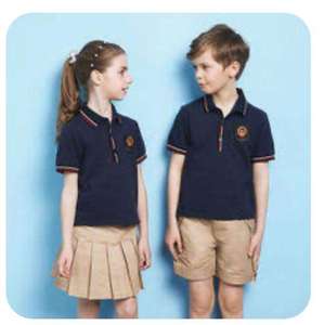 Ensemble d'uniformes scolaires de qualité supérieure pour garçons et filles, en tissu PC PQ, vêtements de sport confortables et durables pour l'école, en vente - Product Image 5
