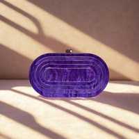 Sac à main de soirée personnalisé UO pour femme en résine, forme coquillage, bandoulière, effet marbré scintillant, sac décontracté été hiver pour femme