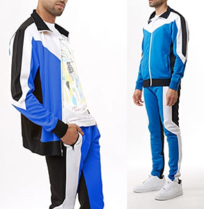 ชุดเสื้อกันลมสำหรับผู้ชาย,ชุดวอร์ม2ชิ้นกางเกงวอร์มกันลมสำหรับนักวิ่งเล่นกีฬาชุดวอร์มมีซิปแบบเต็มรูปแบบสั่งทำตามบุคลิก - Product Image 4