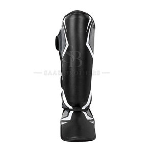 Soccer Shin Guards Football Leg Guard Hard Shell Impact Resistant <b>Padding</b> Adjustable Strap Calf Protection For <b>Game</b> Practice - Product Image 2