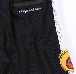 Custom Embroidery logo and <b>patches</b> Basketball mesh <b>Shorts</b> for <b>Men</b> and women Stripe Design Wholesale Street Hip-Hop Style <b>Short</b> - Product Image 4
