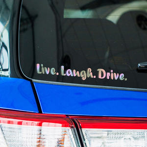 Custom UV Proof Hologram Vinyl Lettering <b>Stickers</b> for Holiday <b>Windows</b> Vehicle Signage Craft Projects - Product Image 2