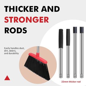Escoba de Gran Angular para Exteriores de 55 Pulgadas, Resistente, con Capacidad de Barrido Comercial, para Uso en Interiores, Hogar, Cocina, Uso Doméstico y Comercial - Product Image 5