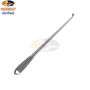 Jackbilly Enterprises Curtte 11, instrument chirurgical orthopédique à angle inversé, taille 3, à bout arrondi, en acier inoxydable, avec manche creux - Product Image 6