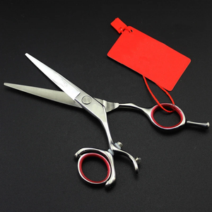 Ciseaux de coiffure professionnels pivotants en acier inoxydable titane argenté de 5,5 pouces pour droitiers - Product Image 2
