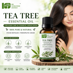 Aceite Esencial de Árbol de Té de Grado Terapéutico 100% Puro Destilado al Vapor, Aceite de Grado Cosmético Disponible a Precio de Mayoreo - Product Image 3