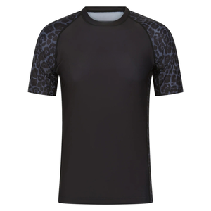 OEM Surf Sports <b>Rashguard</b> <b>Bjj</b> Printed Compression Shirt Short Sleeve Mma Custom Logo Sublimation Rash Guard Set for Men - Product Image 1