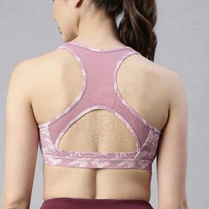 Women Sports Bra Seamless <b>Padded</b> Fitness Top Comfortable Stretch Activewear For Gym Yoga <b>Running</b> And Training - Product Image 2