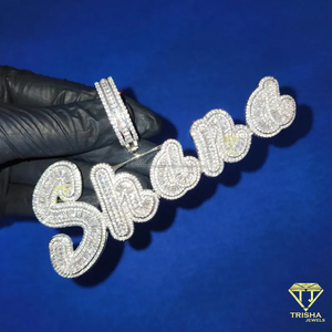Personalized "Darcell " Letter Pendant Gold Plated Hip Hop <b>Chain</b> Luxury Jewelry - Product Image 5