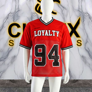 Camiseta deportiva de malla para hombre de primera calidad y bajo precio, hecha con tela de poliéster ligera y transpirable. - Product Image 1